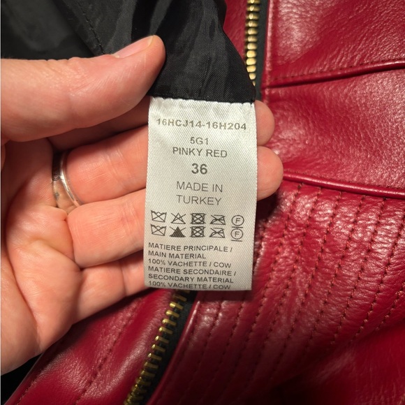 Chloe Leather Midi Pencil Skirt - Picture 6 of 7